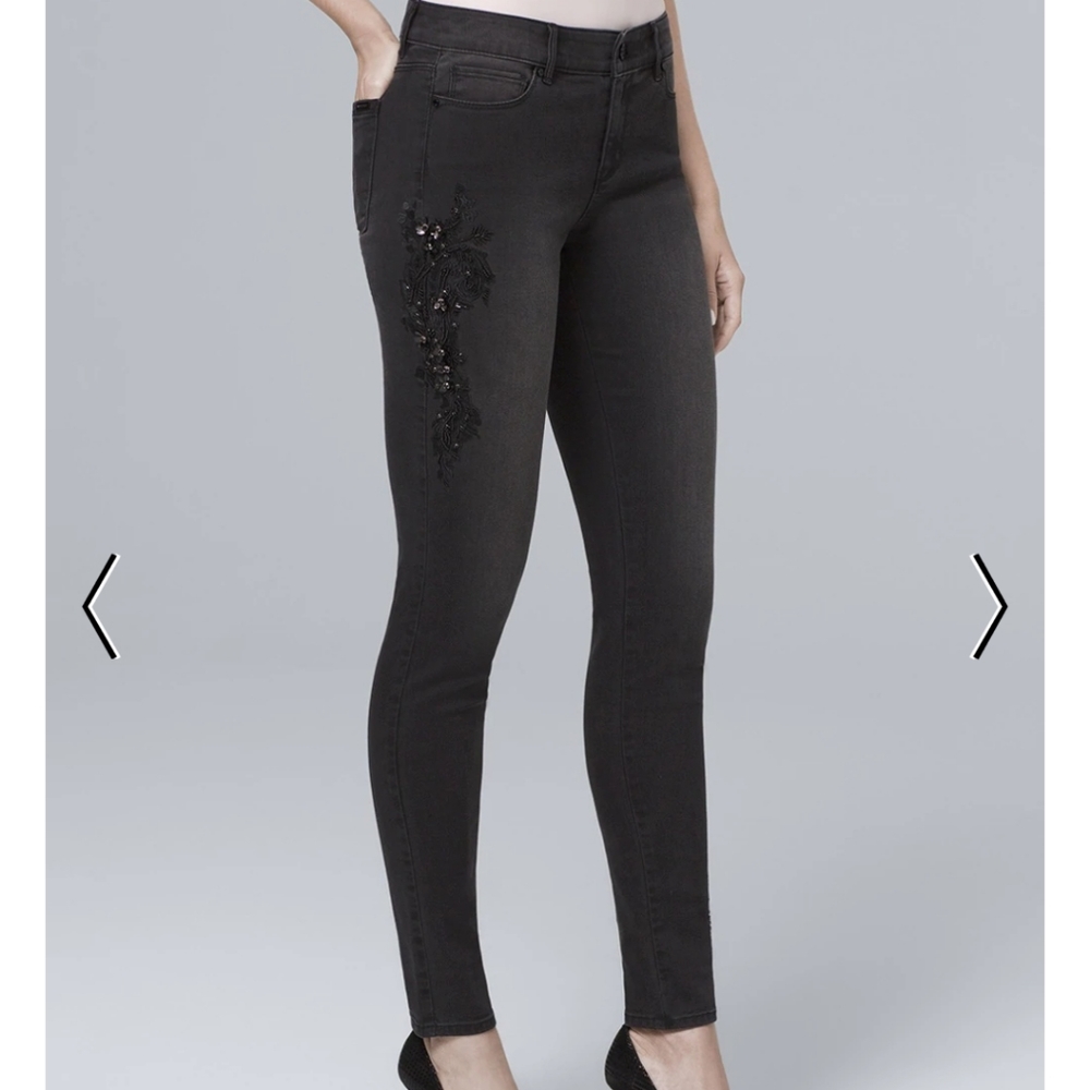 White House Black Market Classic Rise Skinny Jeans
